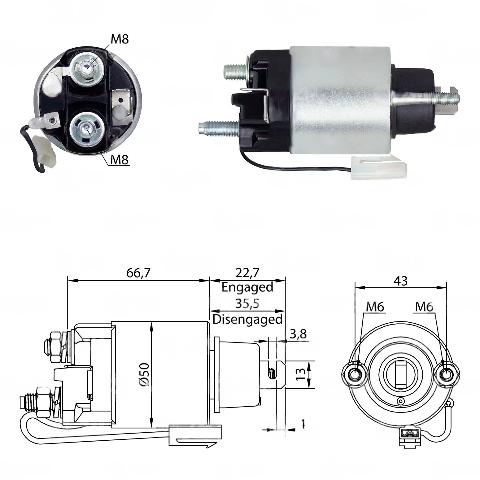 CF-D0704 втягивающее реле