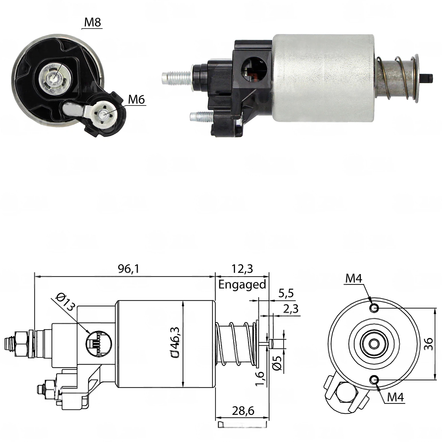 CF-D2665 Starter Solenoid