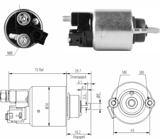 CF-D2709 Starter Solenoid