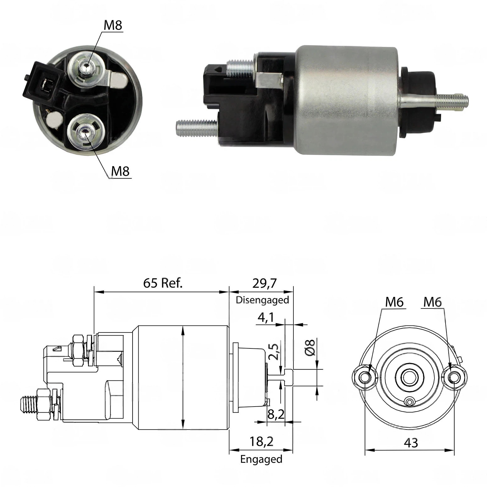 CF-D4709 Starter Solenoid