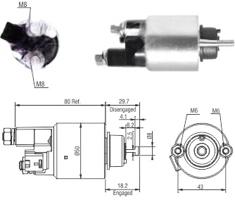 CF-D5708 втягивающее реле
