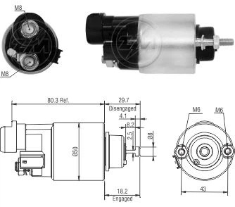 CF-D6708 втягивающее реле