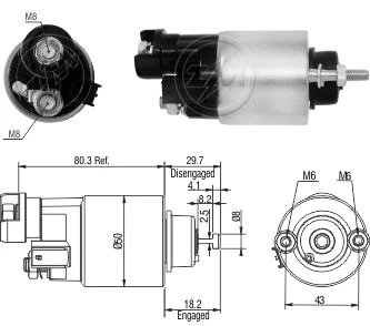 CF-D7705 втягивающее реле