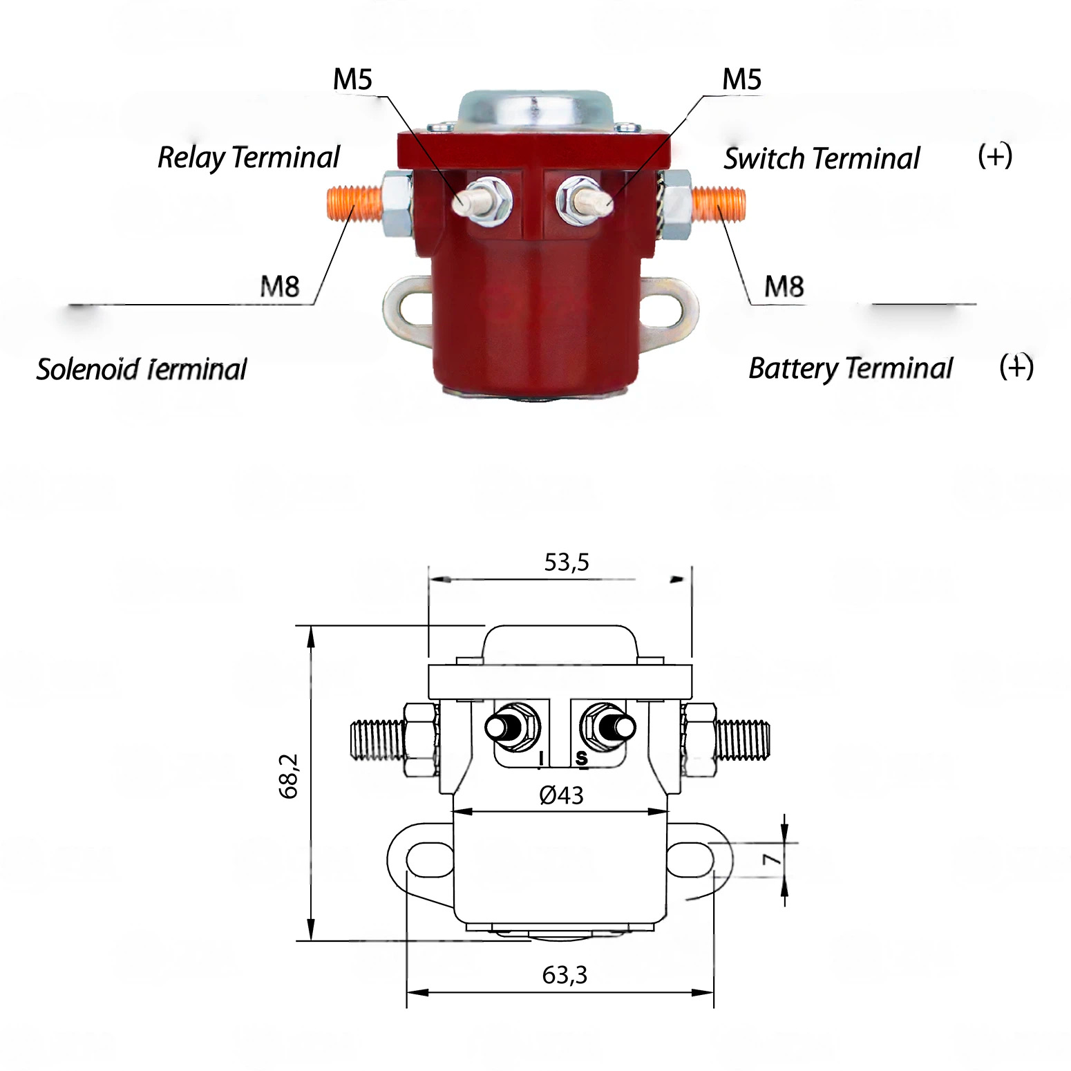 CF-F0401 Starter Solenoid