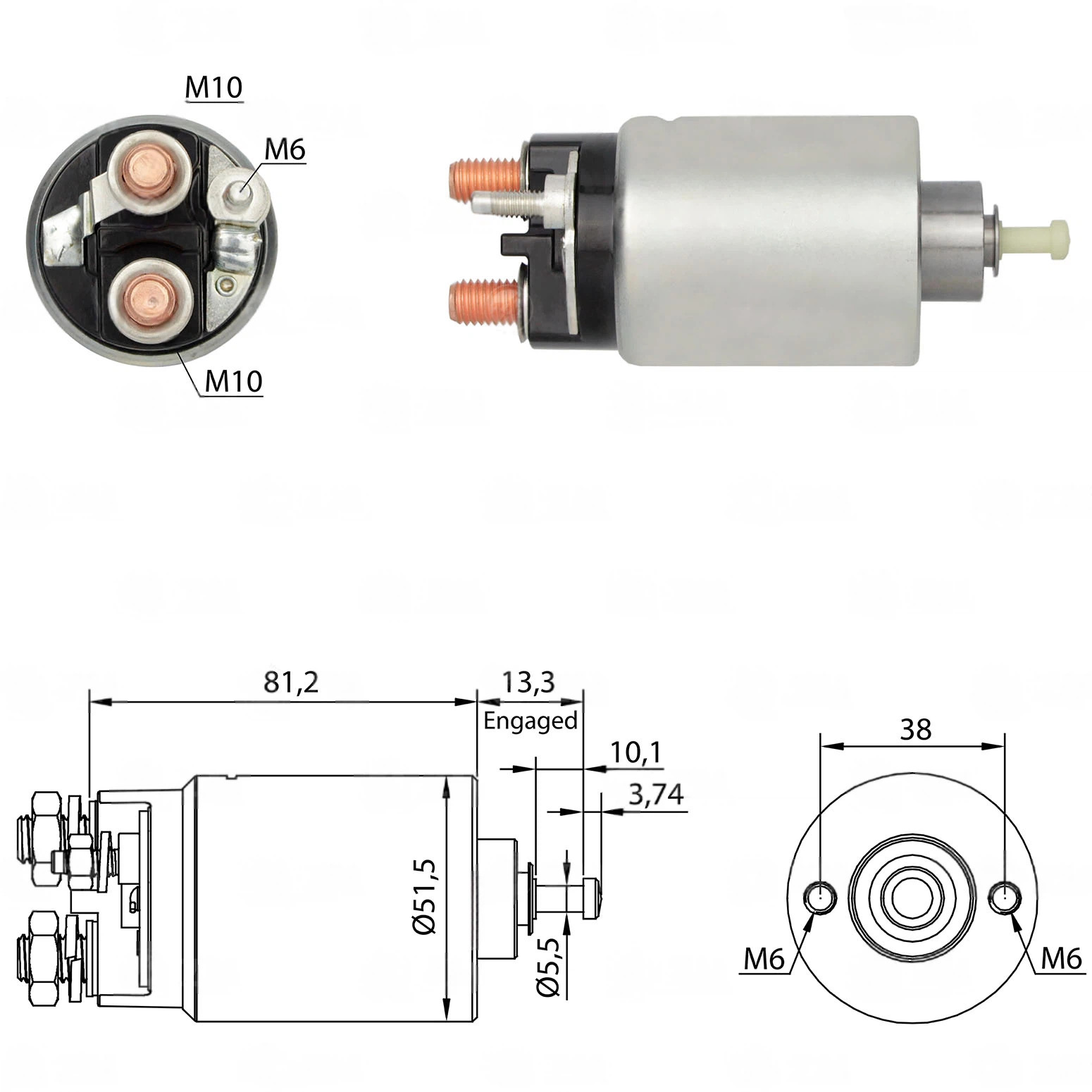 CF-F0766 втягивающее реле