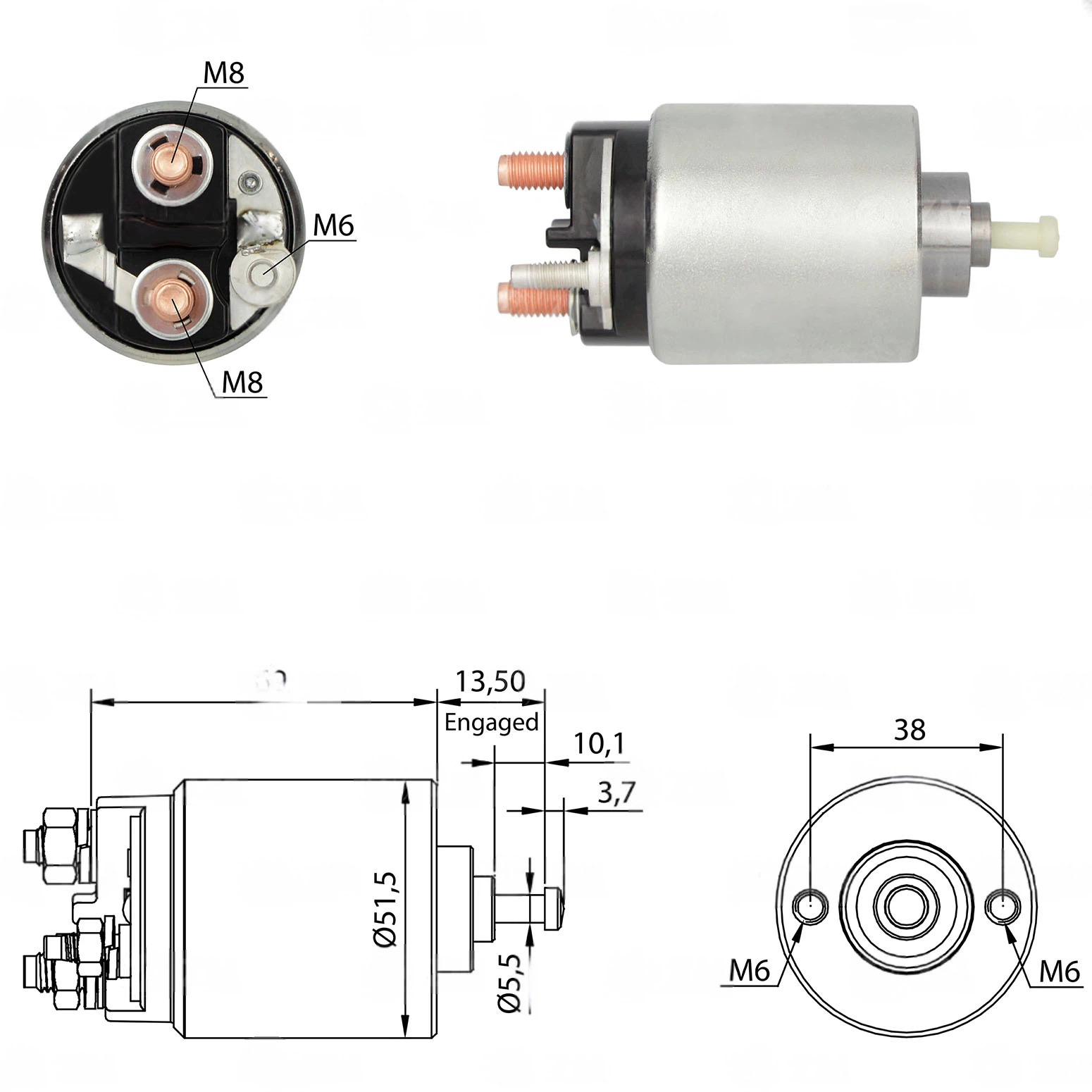 CF-F0961 втягивающее реле