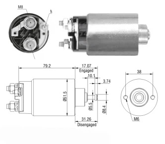 CF-F1762 втягивающее реле