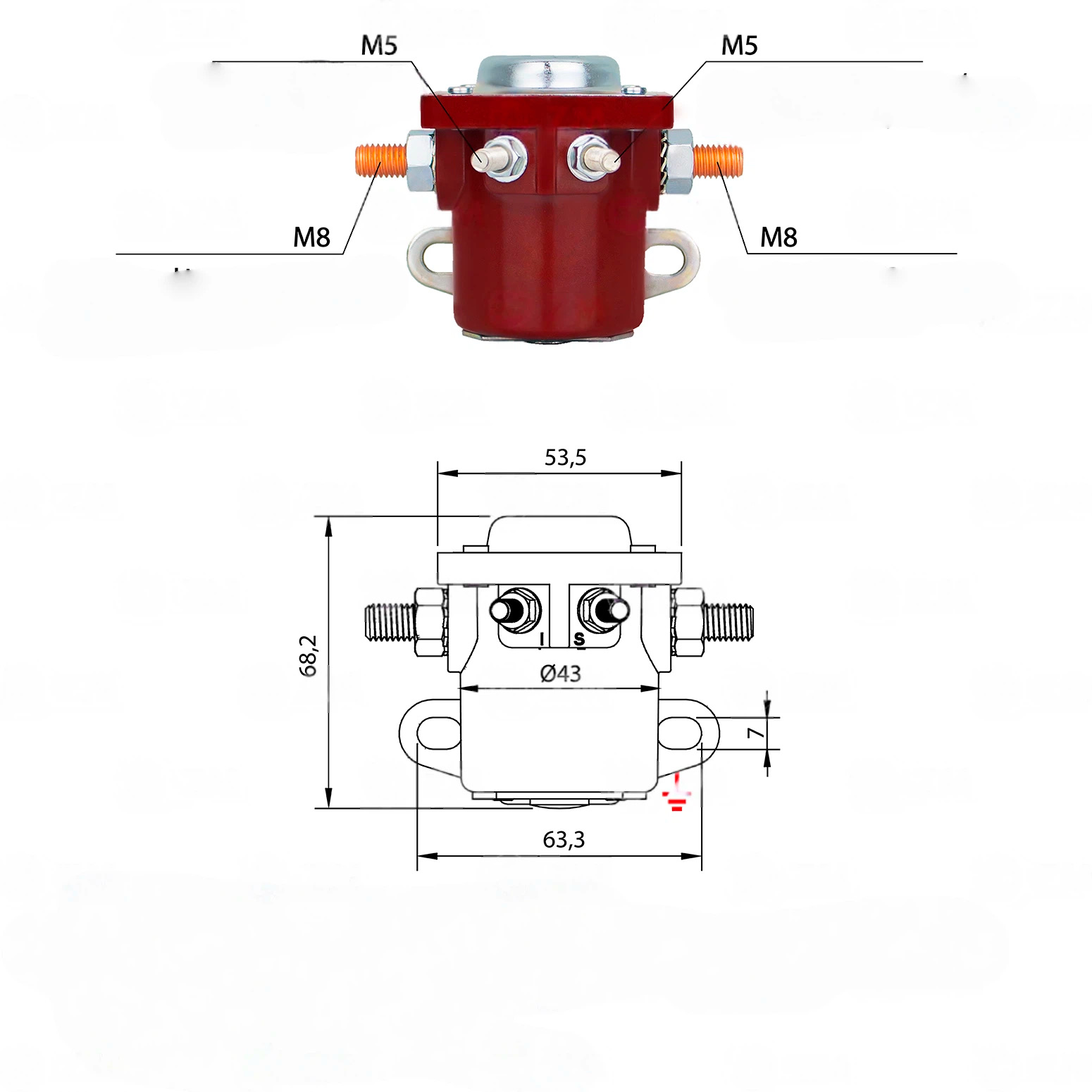 CF-F2401 втягивающее реле