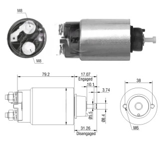 CF-F4760 втягивающее реле