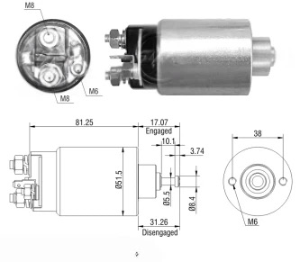 CF-F8761 втягивающее реле