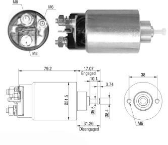 CF-F8762 втягивающее реле