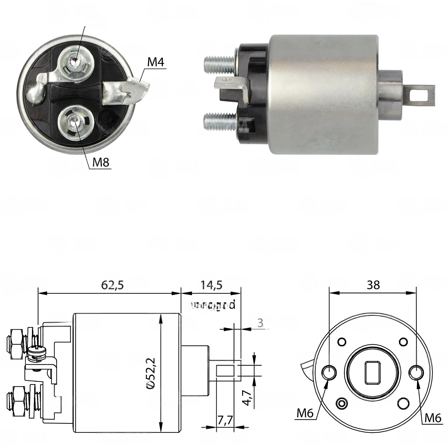 CF-H0410 起动机电磁开关