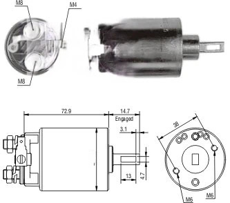 CF-H0685 втягивающее реле
