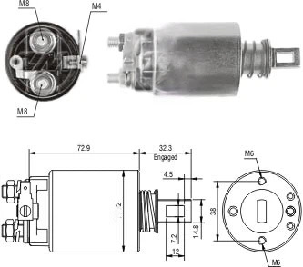 CF-H0687 Starter Solenoid