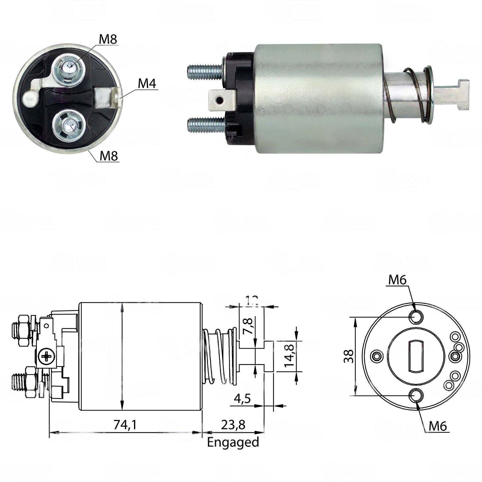 CF-H0688 Starter Solenoid