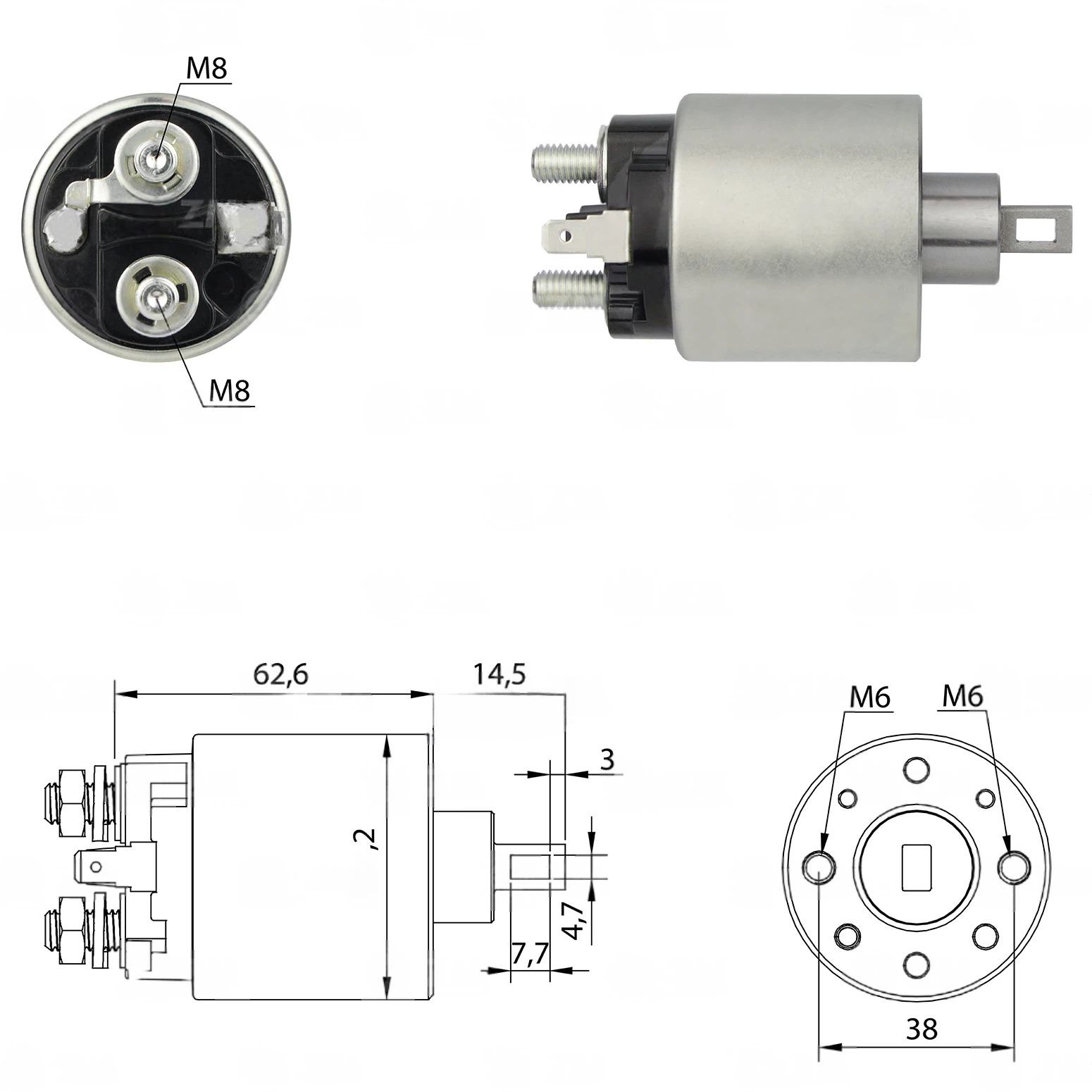 CF-H0710 Starter Solenoid