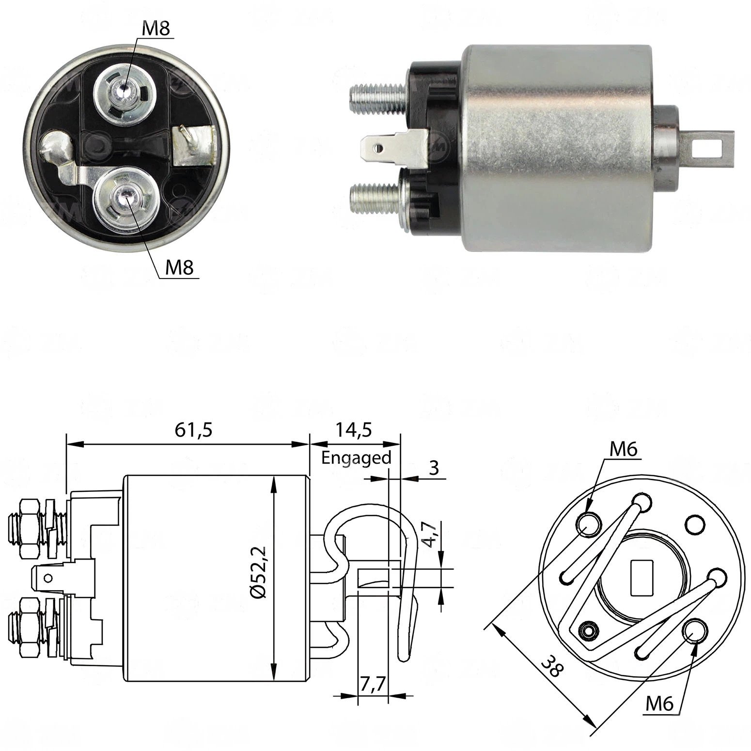 CF-H0717 Starter Solenoid