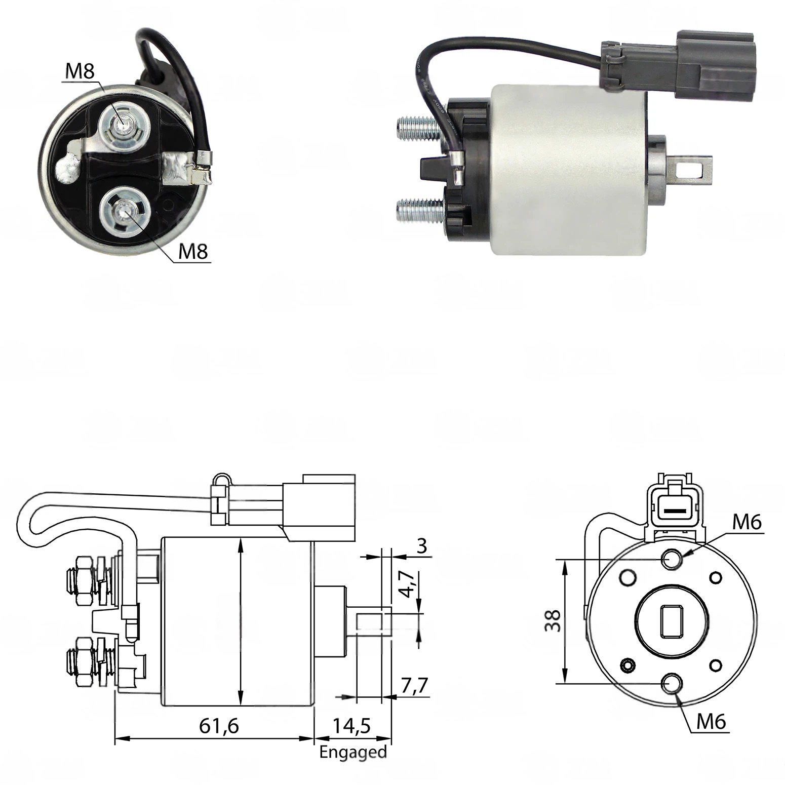 CF-H0719 Starter Solenoid