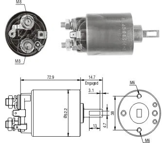 CF-H0785 Starter Solenoid
