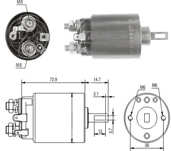 CF-H0787 Starter Solenoid