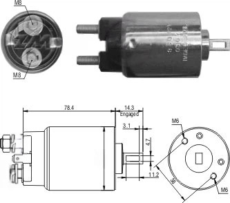 CF-H0980 起动机电磁开关