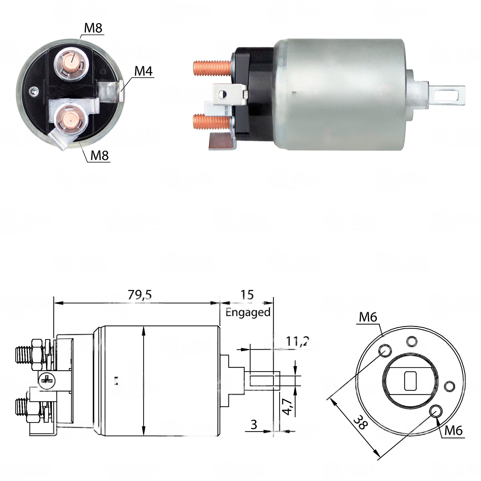 CF-H0981 Starter Solenoid