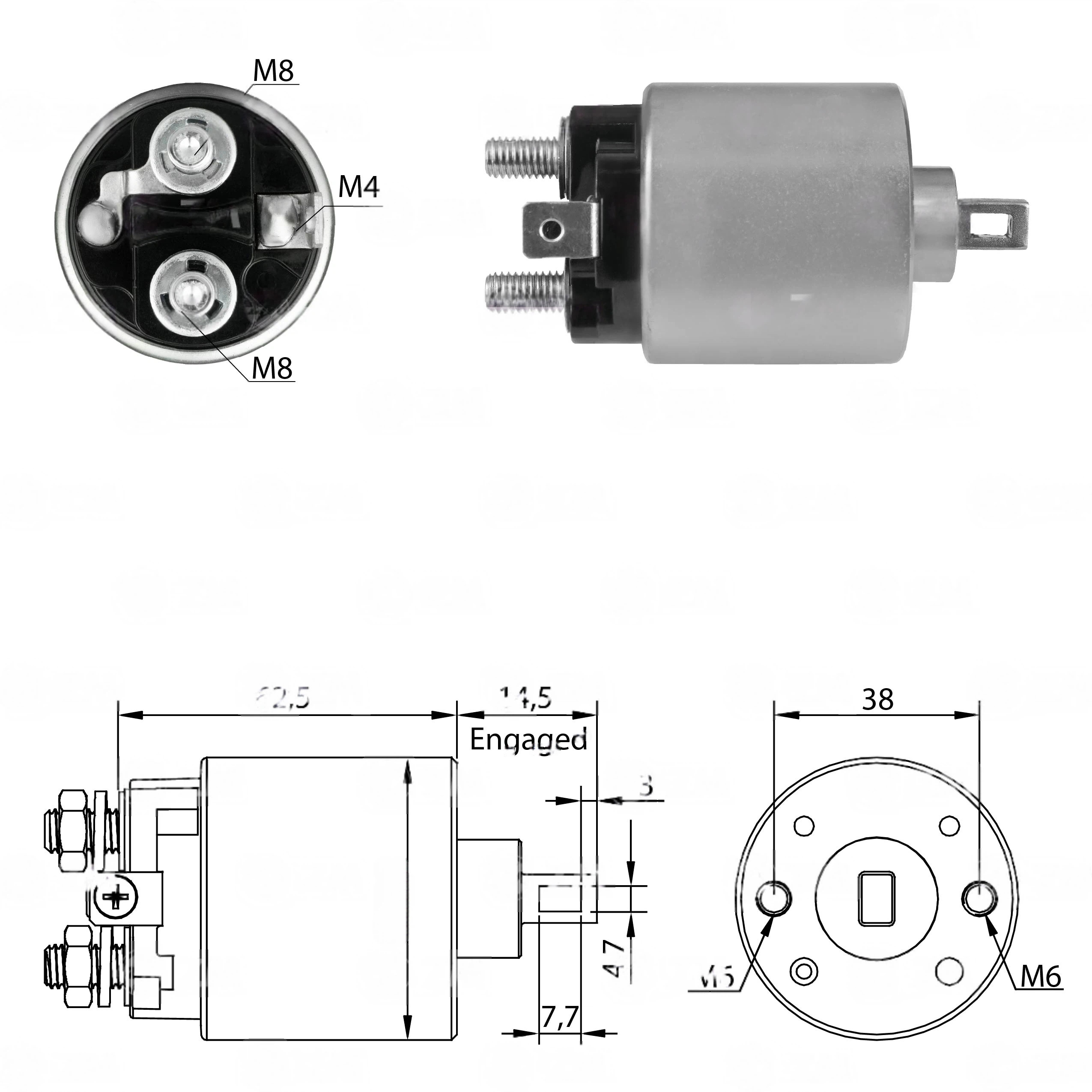CF-H1411 втягивающее реле
