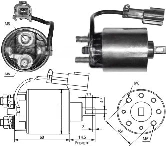 CF-H1717 起动机电磁开关