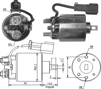 CF-H2719 втягивающее реле