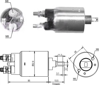 CF-H2981 втягивающее реле