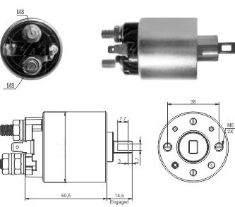 CF-H3719 Starter Solenoid