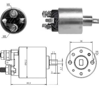 CF-H4719 втягивающее реле