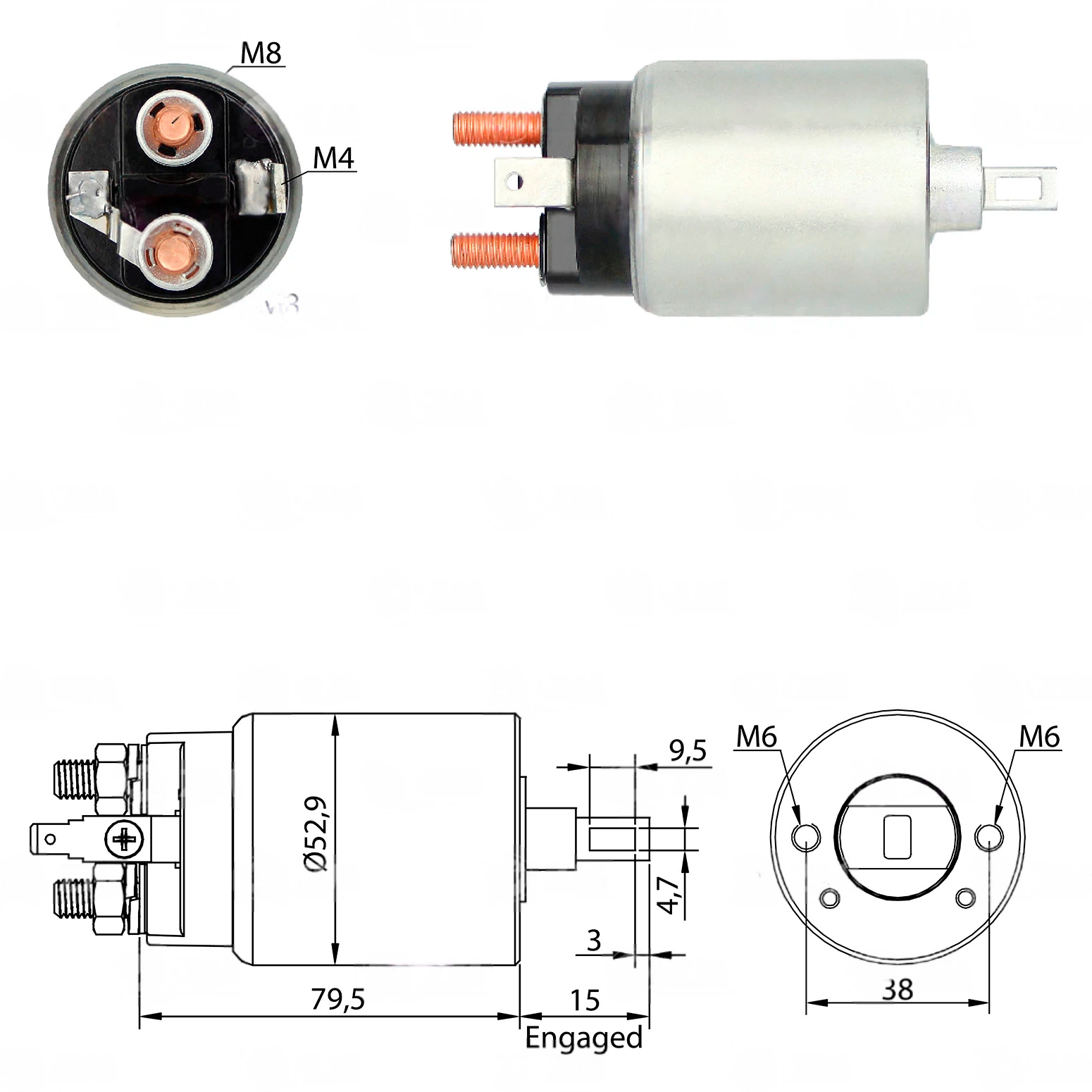 CF-H5981 втягивающее реле