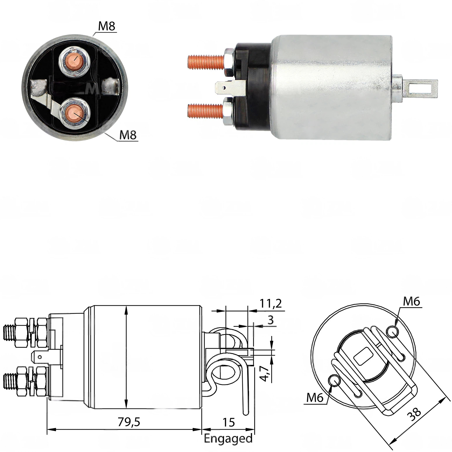 CF-H7981 втягивающее реле