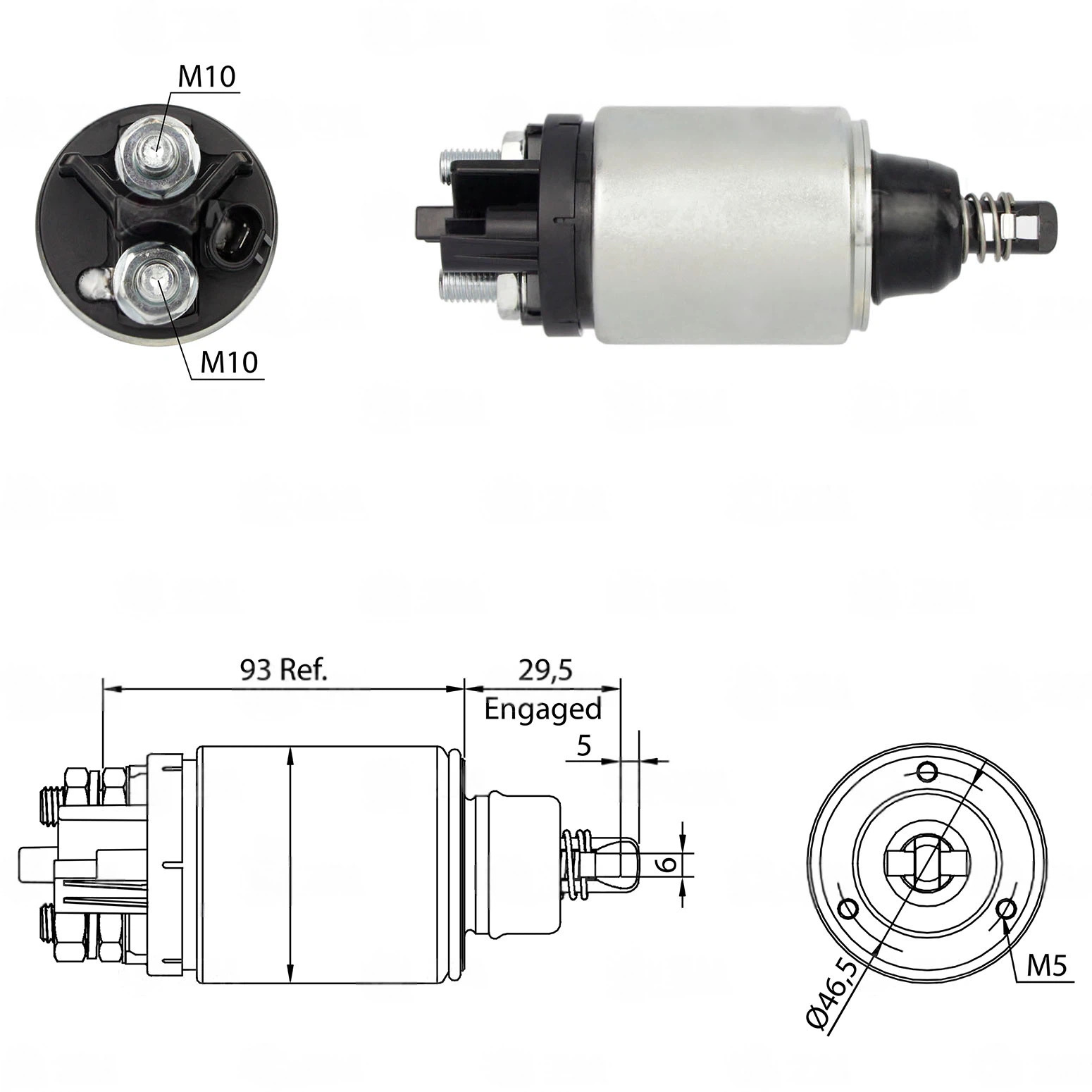 CF-I0826 Starter Solenoid