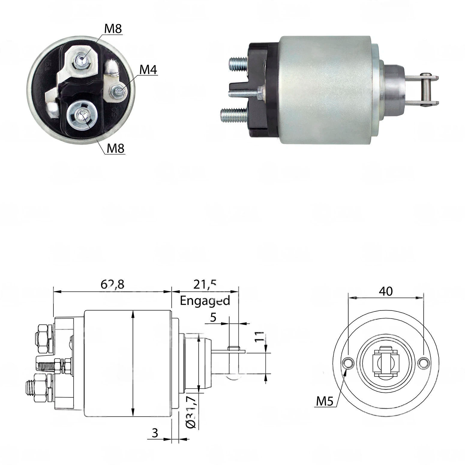 CF-I1579 Starter Solenoid