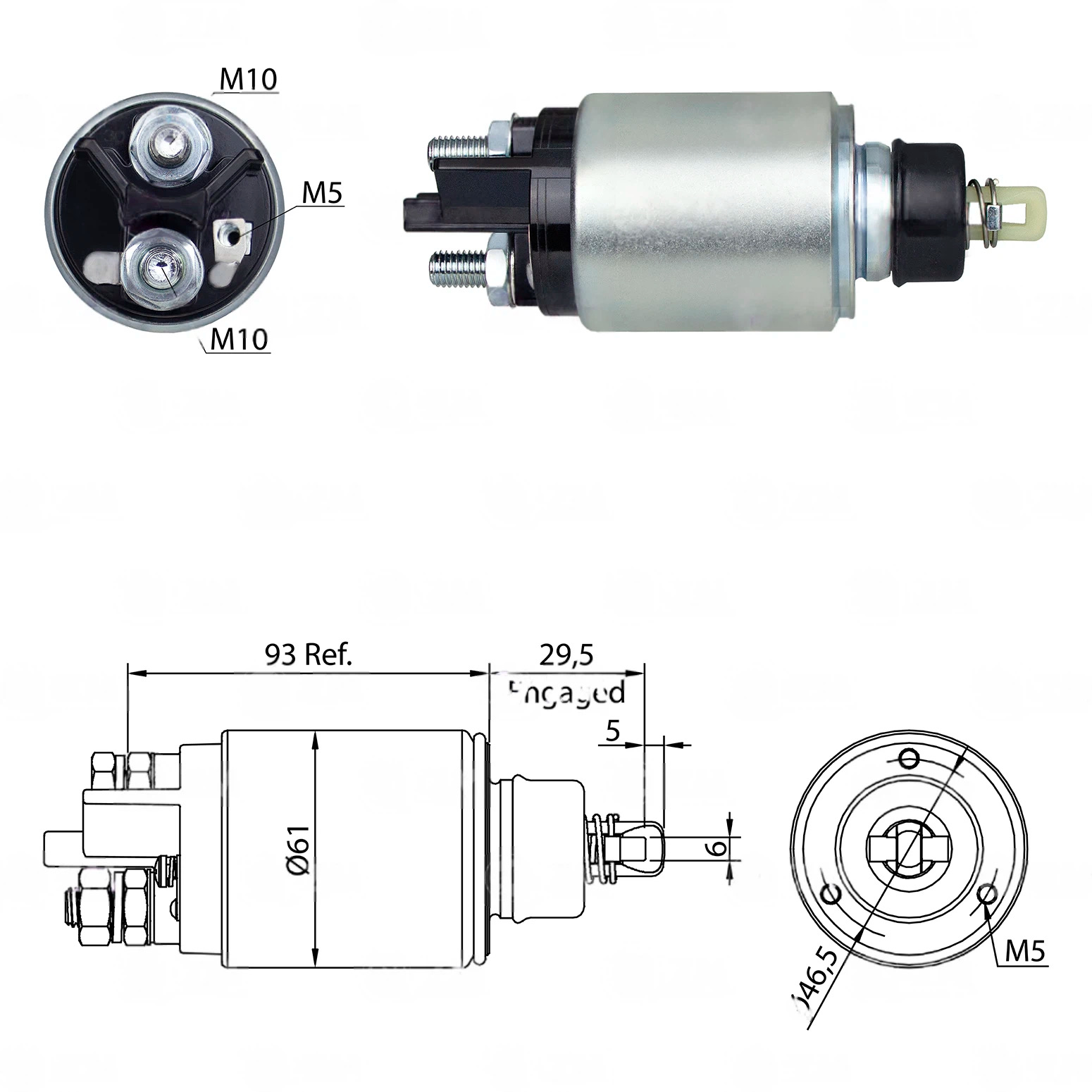 CF-I1825 Starter Solenoid