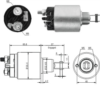 CF-I2579 втягивающее реле