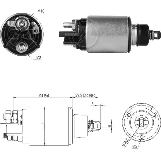 CF-I2826 Starter Solenoid