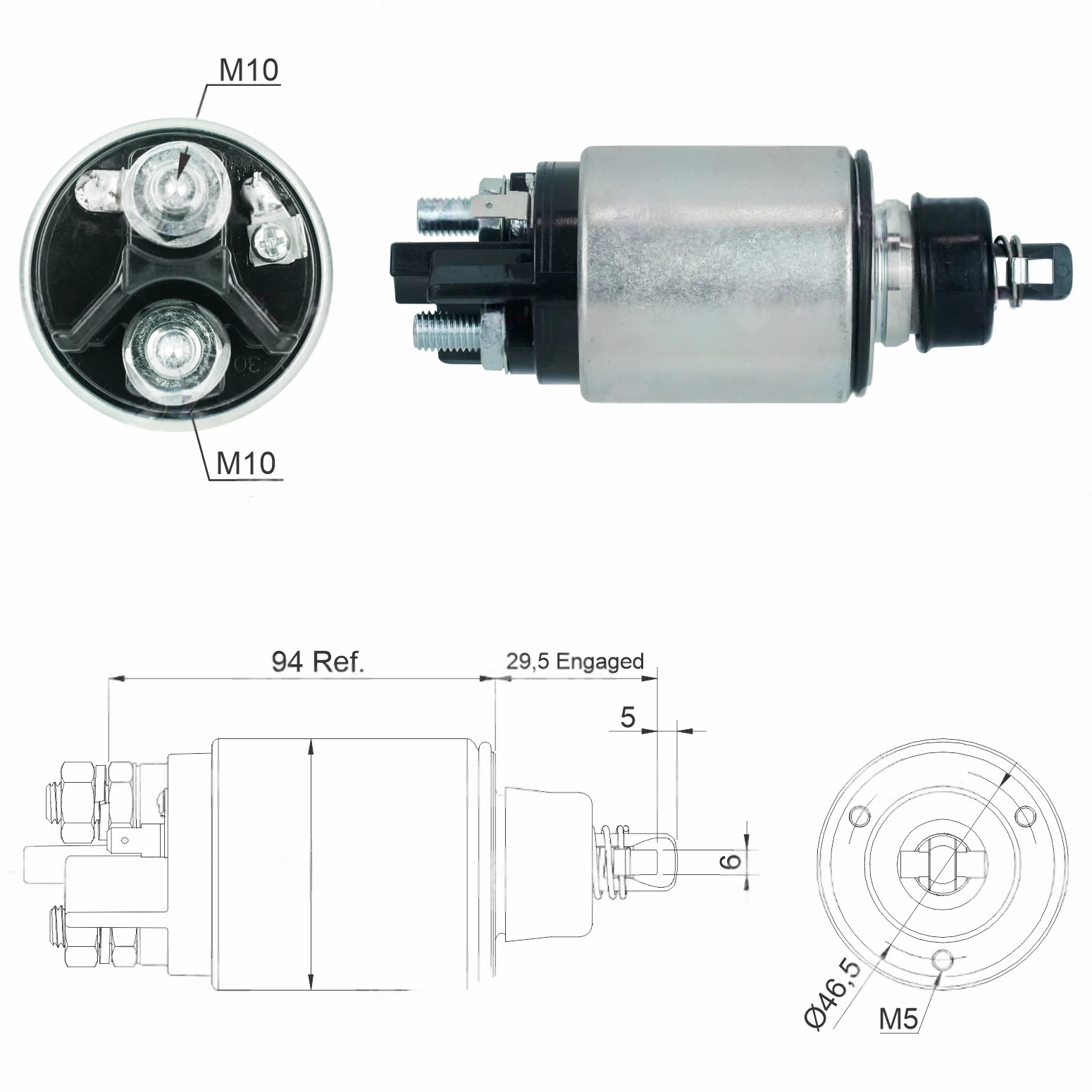 CF-I3826 Starter Solenoid
