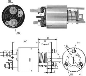 CF-L1595 Starter Solenoid
