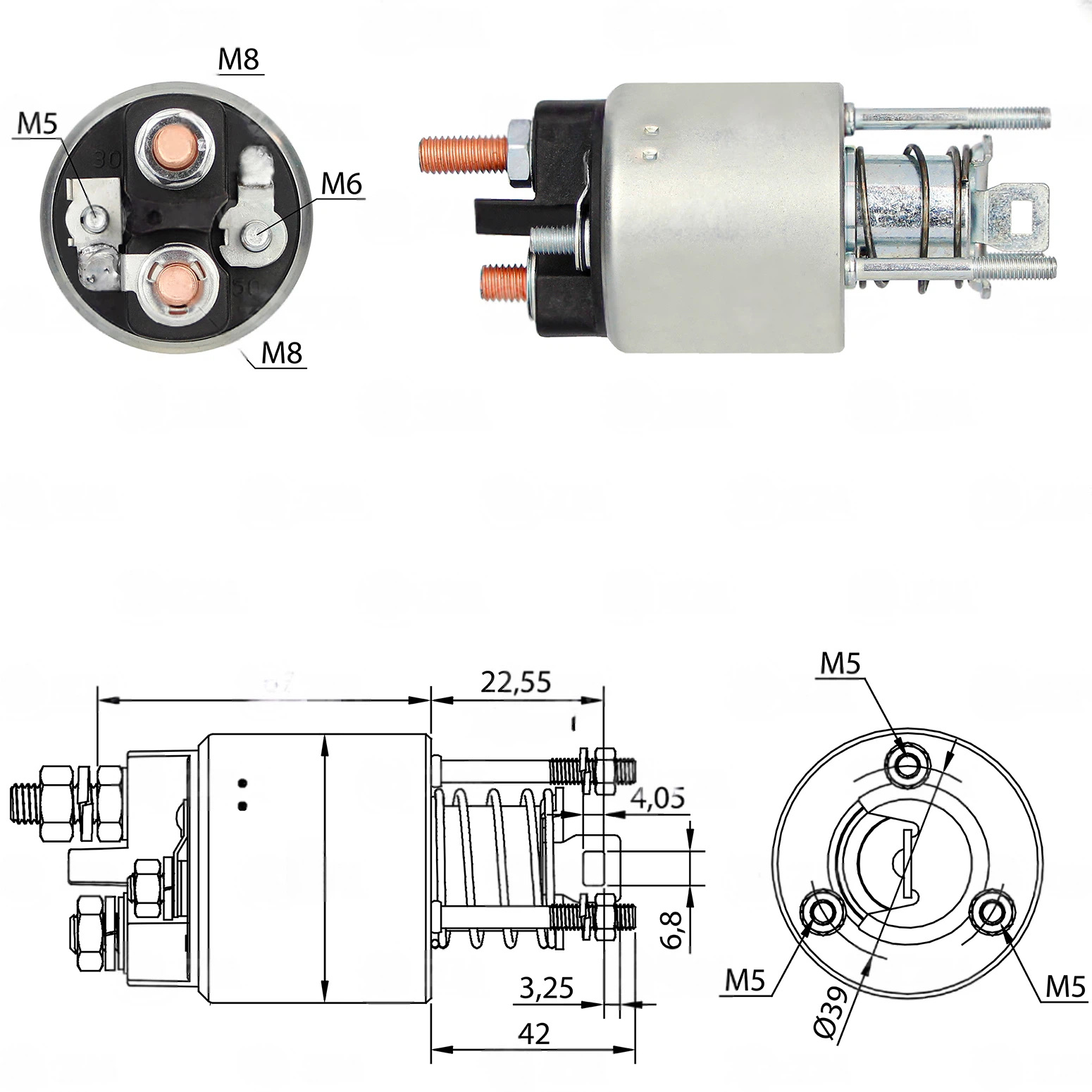CF-L2395 Starter Solenoid