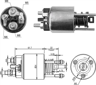 CF-L2396 Starter Solenoid