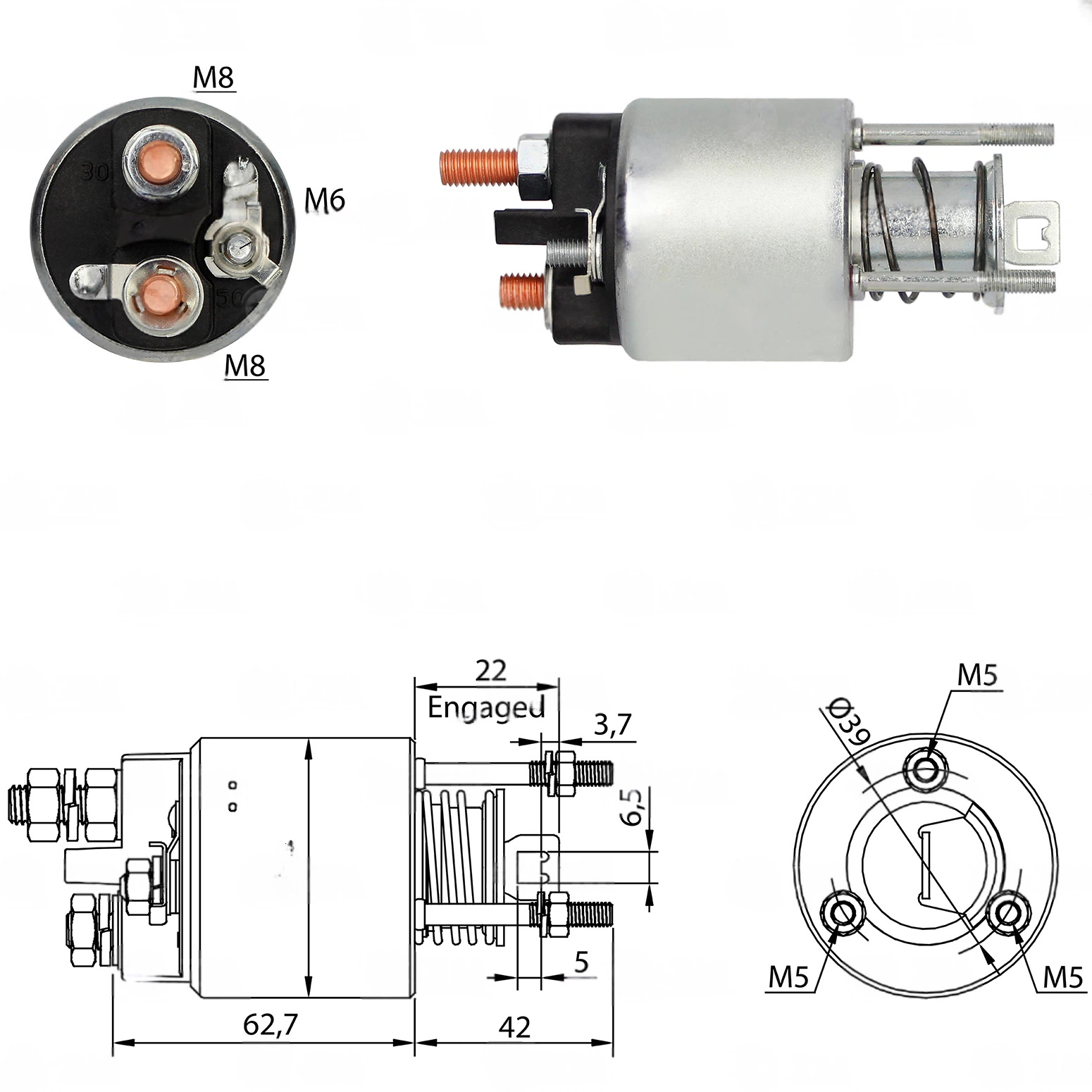 CF-L2595 Starter Solenoid