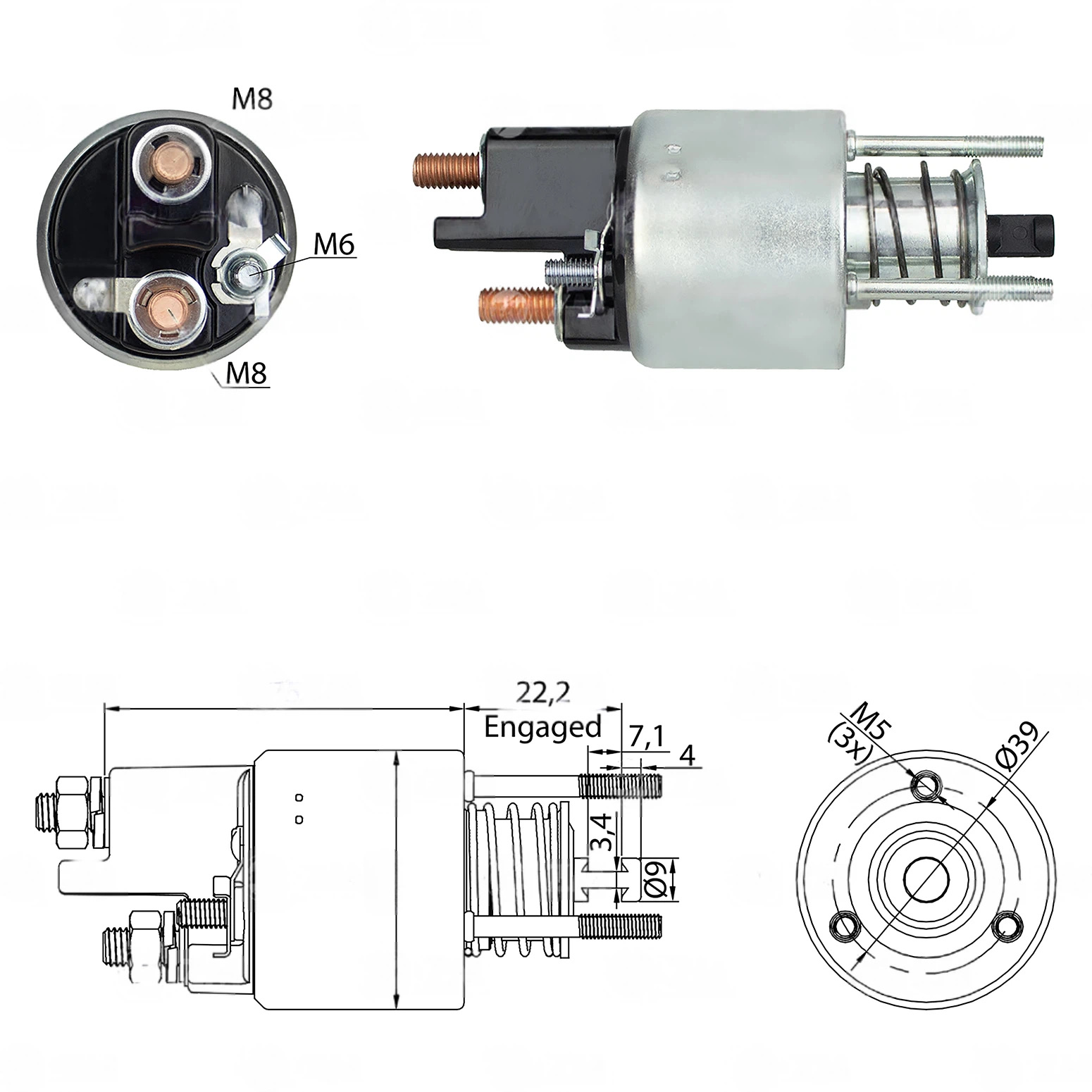 CF-L3397 втягивающее реле