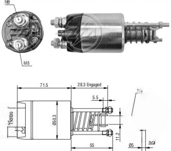 CF-L4651 втягивающее реле