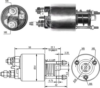 CF-L6595 Starter Solenoid