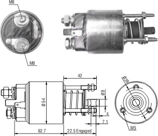 CF-L7395 Starter Solenoid