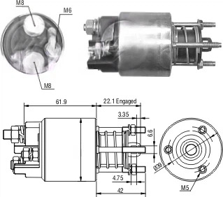 CF-L8395 Starter Solenoid