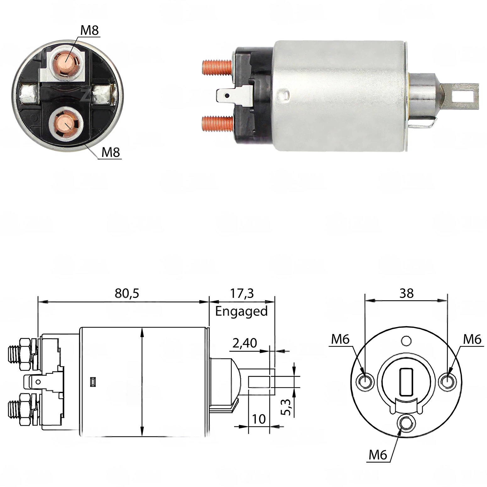 CF-M0690 Starter Solenoid